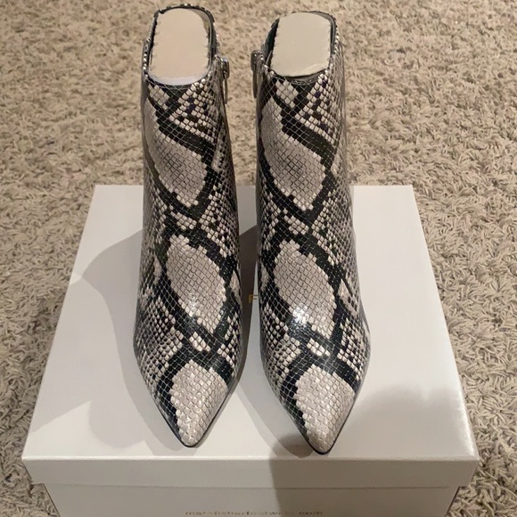 Marc Fisher snakeskin booties - Picture 2 of 3